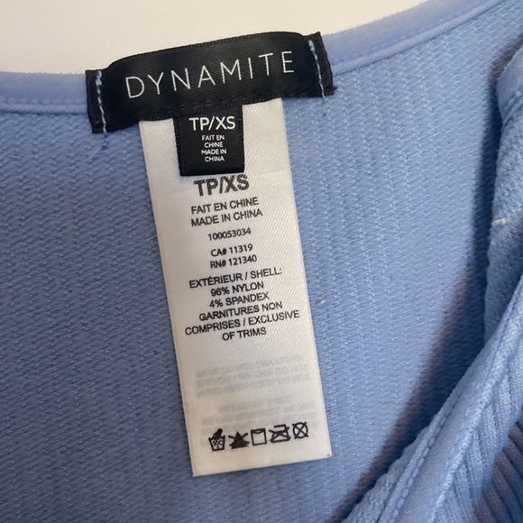 Blue tank top - Picture 2 of 3